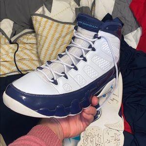 Jordan 9 UNC Pearlized Blue All Star